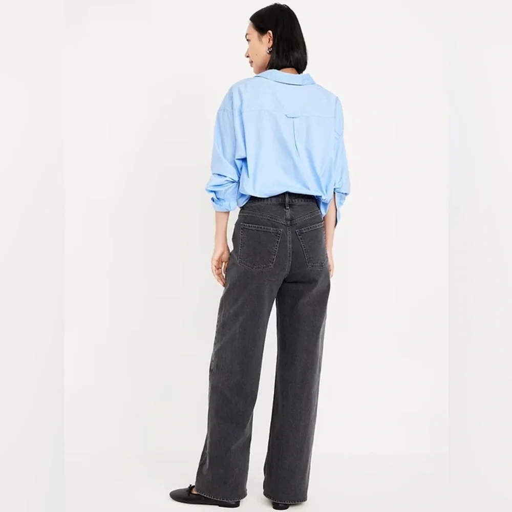 Extra High-Waisted Wide-Leg Jeans in size 14 tall NWT - Picture 4 of 4